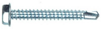 Hillman 560358 Zinc Plated Self Drilling Screw, 12-14 x 1", 100 Pack