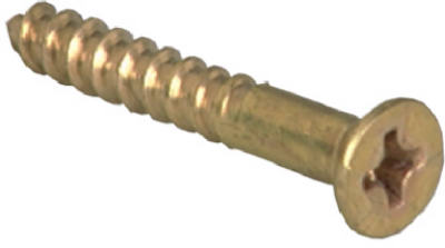 Hillman 385664 Flat Head Wood Screw,  #6 x 1-1/2", 100 Pack