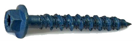 MidWest® 51780 TorqueMaster™ Hex Star Drive Masonry Screw, 5/16"x2-1/4", 50-Pack