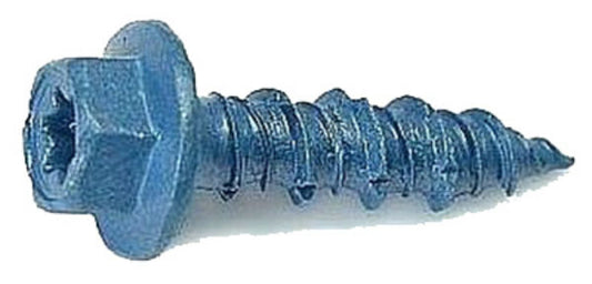 MidWest® 51779 TorqueMaster™ Hex Star Drive Masonry Screw, 5/16"x1-3/4", 50-Pack