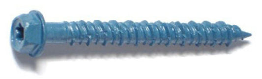 MidWest® 51214 TorqueMaster™ Hex Star Drive Masonry Screw, 1/4"x2-1/4", 100-Pack
