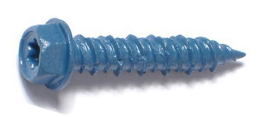 MidWest® 51212 TorqueMaster™ Hex Star Drive Masonry Screw, 1/4"x1-1/4", 100-Pack