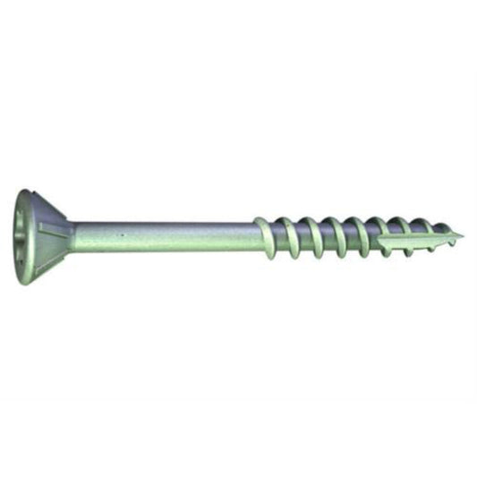 Grabber VBG8300G Flat Head Coarse Thread Deck Screws, Gray, #9 x 3", 5 Lbs
