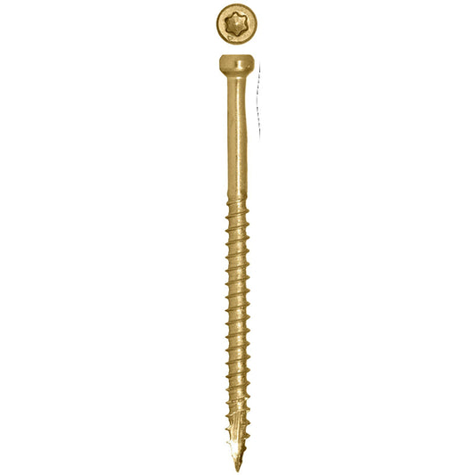 GRK 16734 Finishing Trim Head Pro-Pak Screws, #8 x 3-1/8", 514-Count