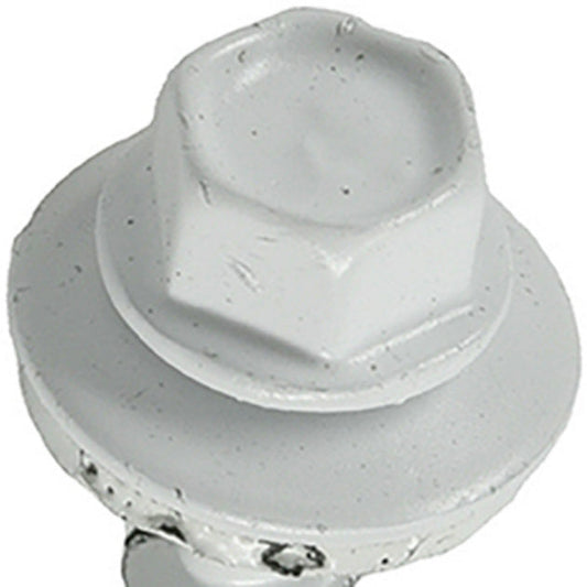 PowerPro 117534 Metal-To-Wood Self-Drilling Roofing Screws, White, 10x1.5", 250-Pc