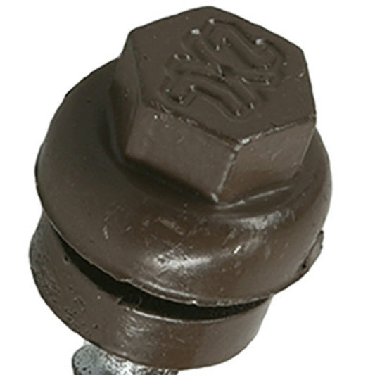 PowerPro 117939 ZXL Premium Metal-To-Wood Self-Drilling Roofing Screws, Brown, 10x1.5", 1 lb