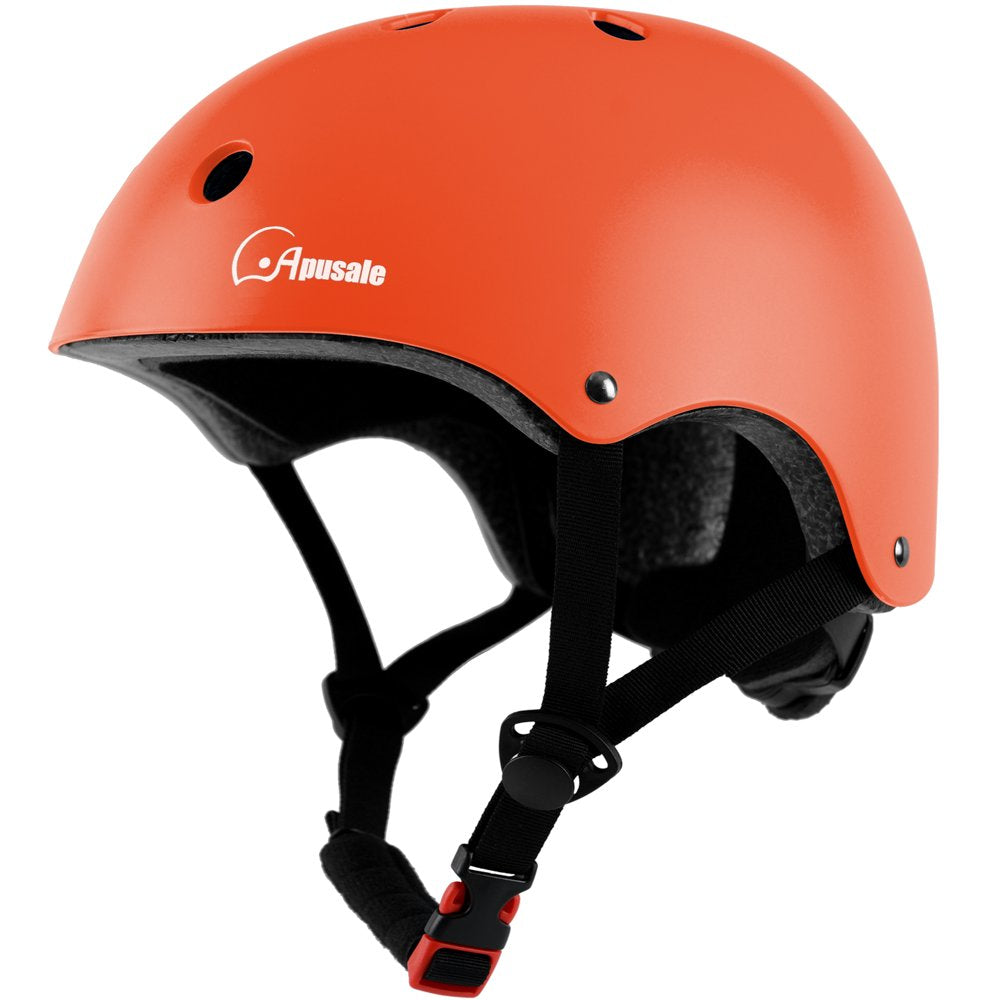 Apusale Kids Bike Helmet, for Scooter Skateboard Cycling Roller Skating, Adjustable 2 Sizes (Blue S)