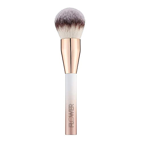FLOWER BEAUTY Makeup Brushes | Setting Brush For Loose or Pressed Powder | Fluffy Dome-Shaped Head | Washable Synthetic Fibers | 1 Piece