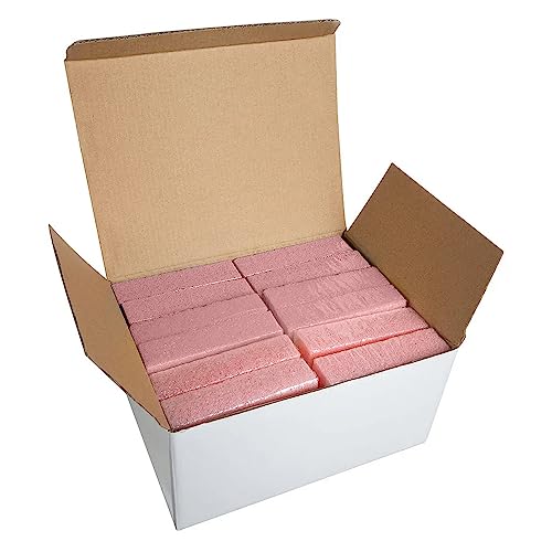 ForPro Fine Pumice Bars, Assorted Colors, Pedicure Smoothing, Callus Removing Bars, 4” L x 2” W, 24-Count