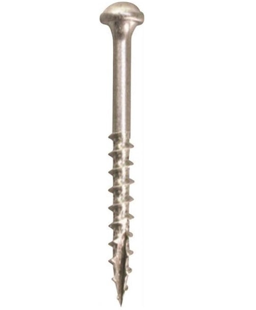 Kreg SML-C125-500 Pocket Hole Screw, Carbon Steel, Zinc Plated, 1-1/4"