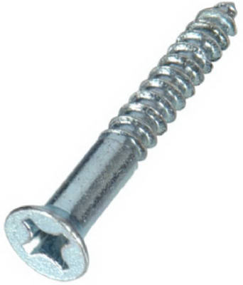 Hillman 40192 Phillips Zinc Wood Screw #14 x 3", 100 Pack