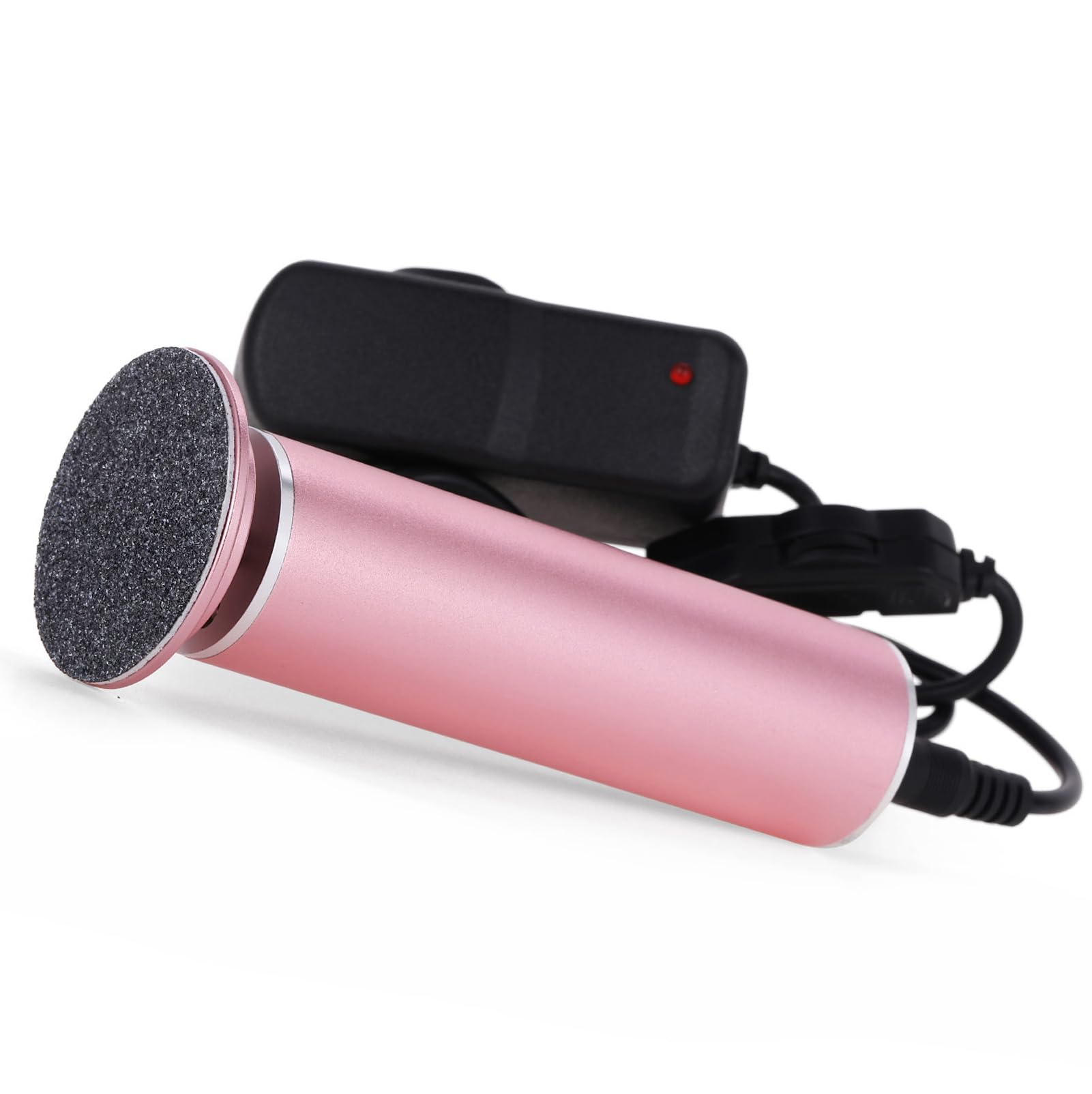 Electric Foot Callus Remover (Speed Adjustable) with 60pcs Sandpaper Disk, Professional Electric Foot File Pedicure Tool Foot Sander for Feet Dead Skin (Upgraded FCR-1 Pink)