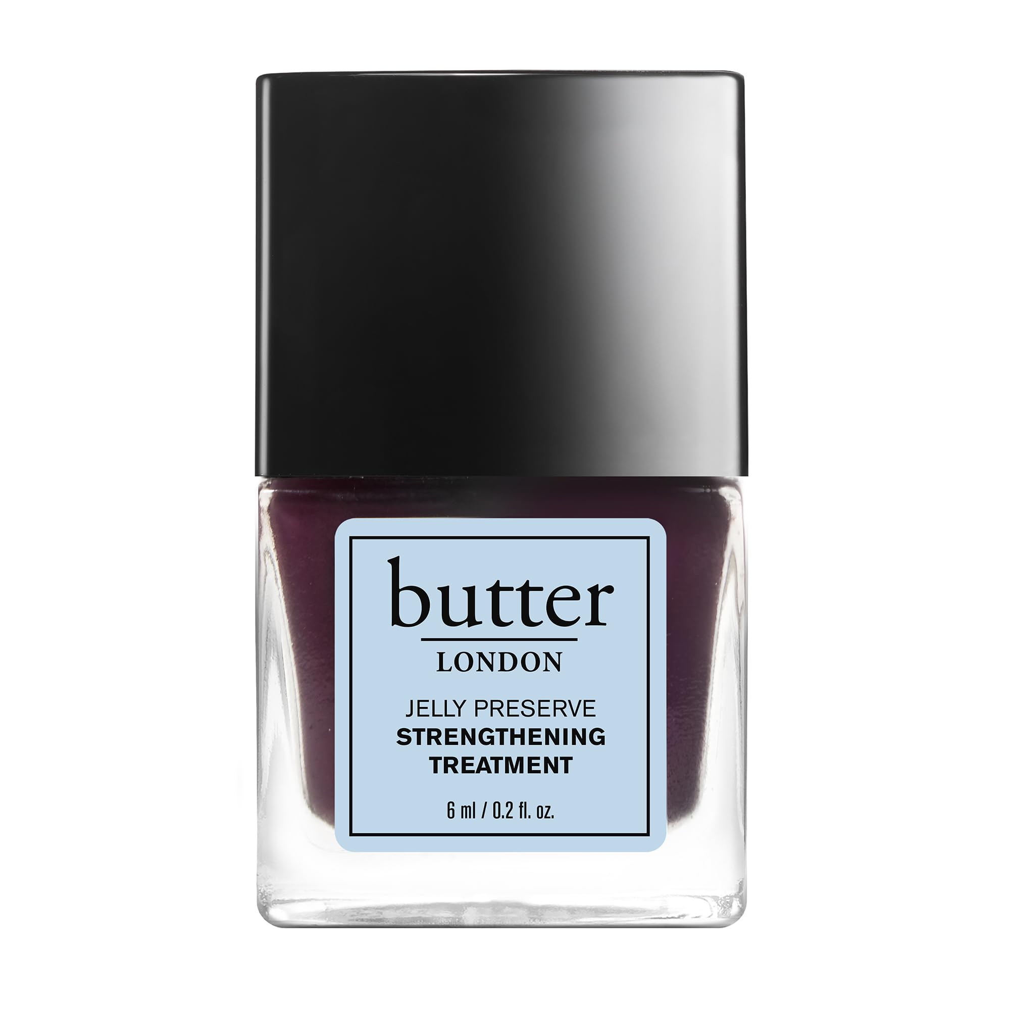 butter LONDON Victoria Plum Jelly Preserve Strengthening Treatment, Purple, Nourishes Dry & Brittle Nails, Strengthens Weak Nails, Vitamin E & Tea Tree Oil, Gluten, Vegan & Cruelty Free