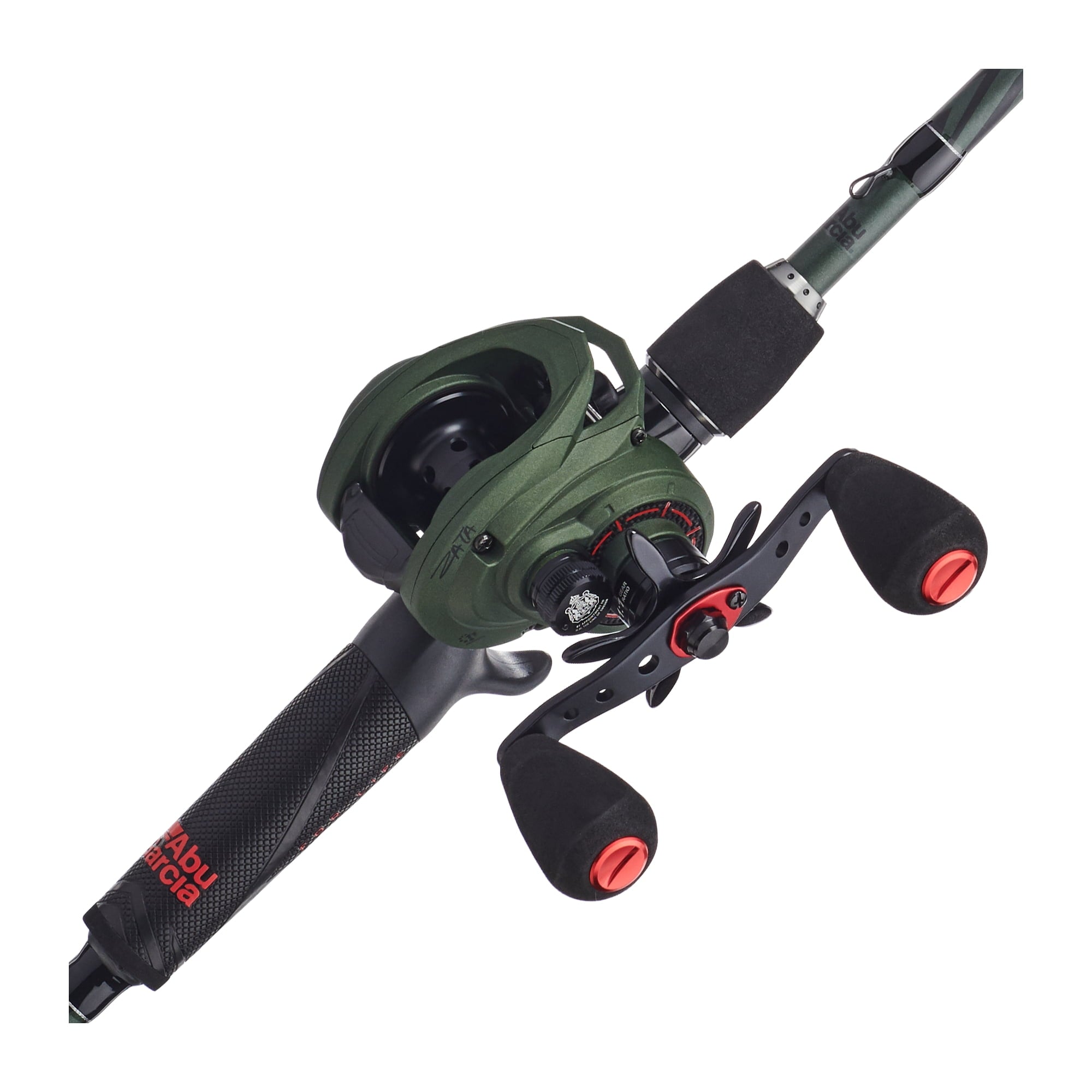 Abu Garcia 7' Zata Baitcast Combo LP, Right Reel Hand Position