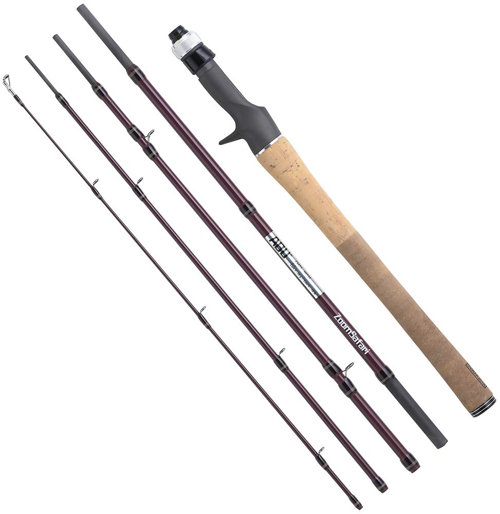 Abu Garcia Pack Rod Bait Zoom Safari ZMSC-665m 198cm 6.6ft-M ‎1546347 RoseViolet