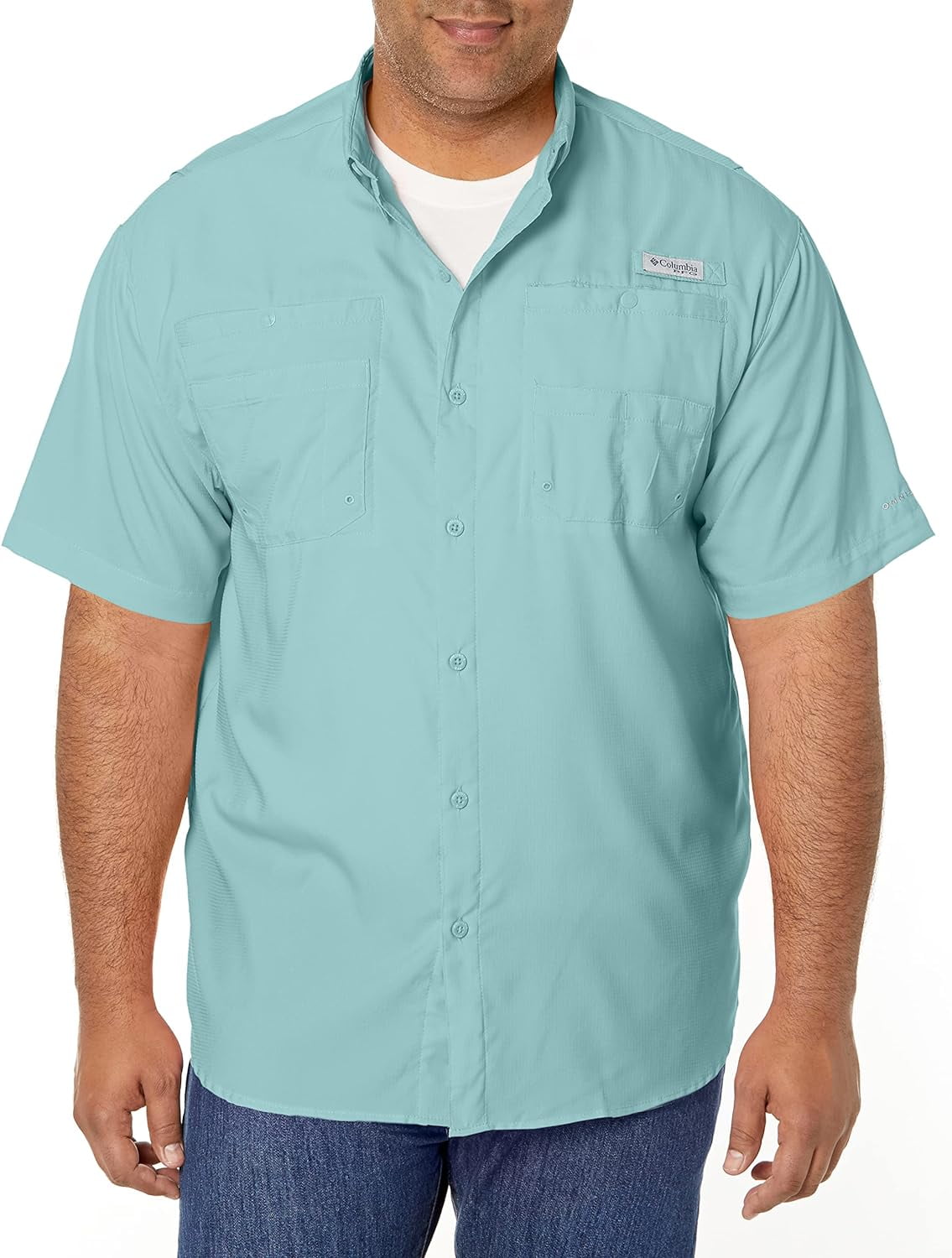 Columbia Men's PFG Tamiami Ii UPF 40 Short Sleeve Fishing Shirt Moxie X-Large