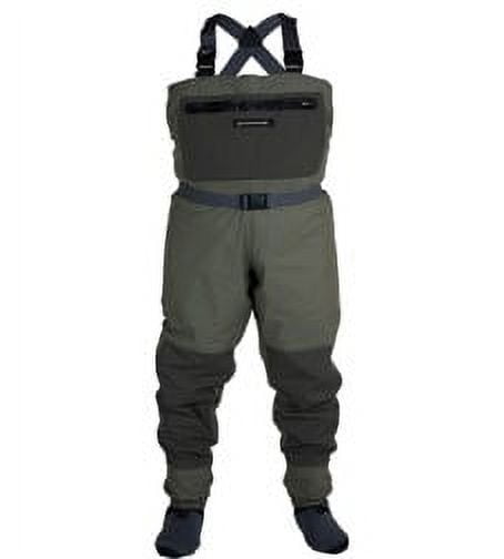 Compass 360 by SJK Deadfall STFT Fishing Wader, XL, Coffee/Stone