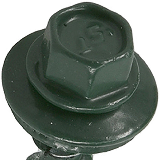 Hillman Fasteners 117511 Powerpro Wood Roofing Screws, Forest Green
