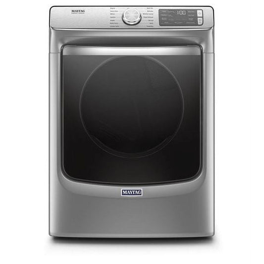 Maytag MGD8630HC 27 Inch 7.4 cu. ft. Gas Dryer with Steam. PowerDry. Wrinkle Prevent. Sanitize Cycle. Rapid Dry Cycle. 7.4 cu. ft. Capacity. 10 Dry Cycles. 5 Temperature Selections. ADA Compliant and