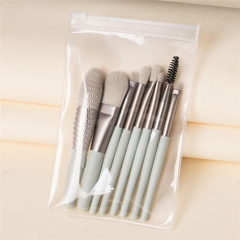 8/13pcs Soft Fluffy Makeup Brushes Set