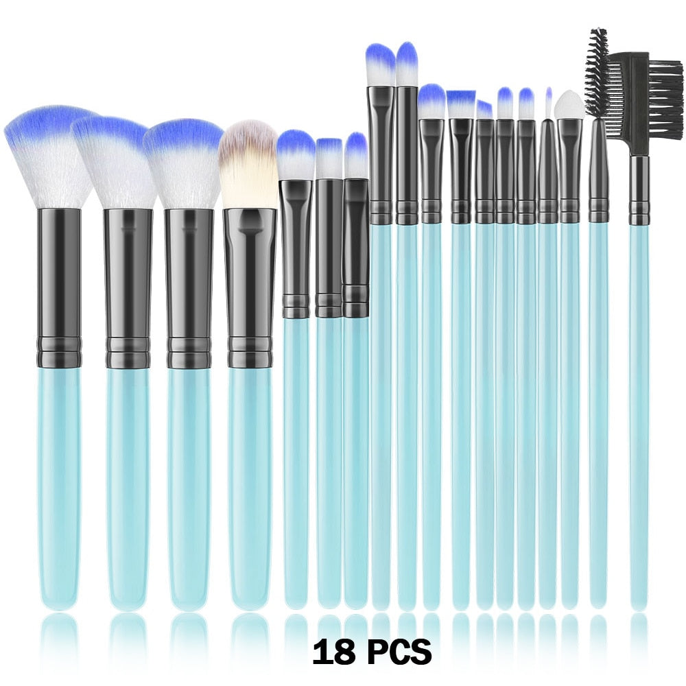 13/32PCS Soft Fluffy Makeup Brushes Set