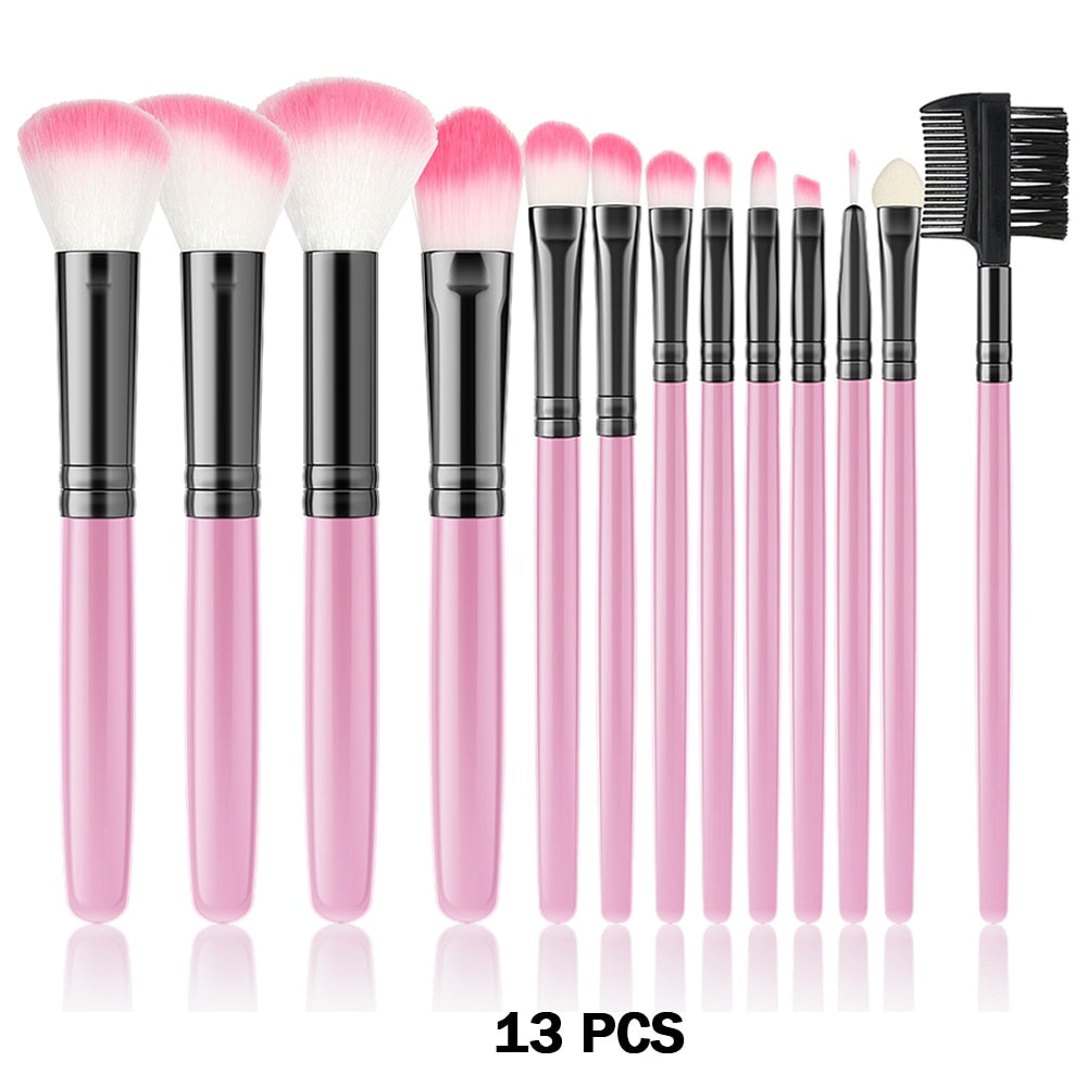 13/32PCS Soft Fluffy Makeup Brushes Set