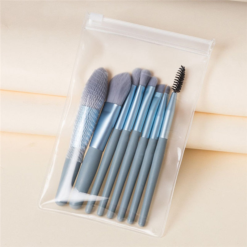 8/13pcs Soft Fluffy Makeup Brushes Set