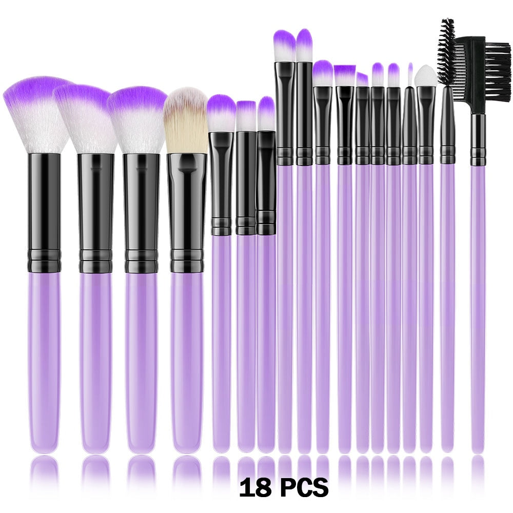 13/32PCS Soft Fluffy Makeup Brushes Set