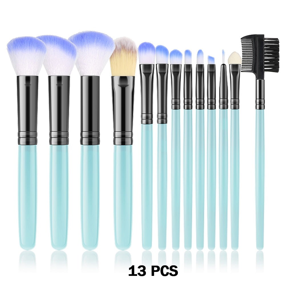 13/32PCS Soft Fluffy Makeup Brushes Set