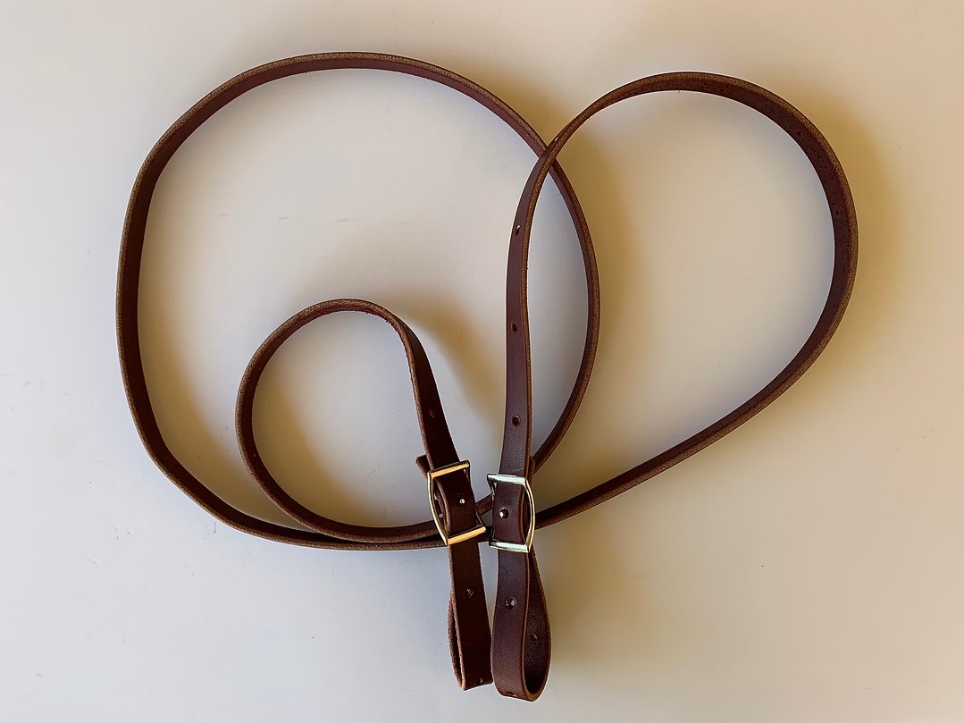 Ed & Martha Wright Leather Reins